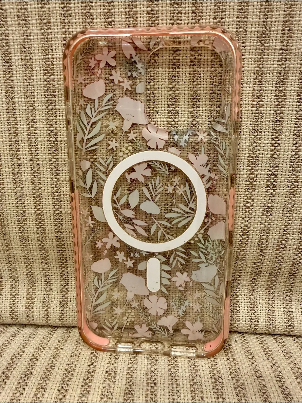 Clear Floral iPhone Case in excellent shape for iPhone 16 Pro Max